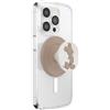 PopSockets Maniglia rotonda per telefono compatibile con MagSafe, anello adattatore incluso, supporto per telefono, ricarica wireless compatibile - PopOut Latte Mickey Grip