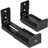 Maclean MC-932 Staffa universale per soundbar da parete per altoparlante Profondità regolabile Da 90~154 mm a 15 kg Coppia di staffe 2X