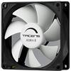 Tacens 3AURAII12 Ventola per computer, 12 cm, 12 dB, 1200 RPM +- 200, tecnologia Fluxus II, sistema antipolvere, lame aerodinamiche, durata fino a 60.000 h, colore nero
