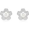 Swarovski Capsule 2026 Angelic Orecchini a lobo, placcati rodio lucido con cristalli - P_145655