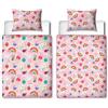 Peppa Pig Character World Peppa Pig - Set copripiumino per letto singolo, reversibile, senza copertura, cuscino e federa, lavabile, perfetto per viaggi e pigiama party, singolo, 4,5 tog