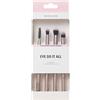 Revolution Beauty London Revolution Eye Do It All Brush Set, Set 4 pennelli occhi, setole sintetiche per eyeliner, ombretto & sfumatura, vegano
