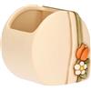 THUN - Porta penne in ceramica Country Bloom - Ceramica,10,4x10x10,4 cm