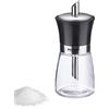 Westmark Zuccheriera, Capacità: 190 ml, Vetro/Acciaio Inox/Plastica, Blacky, Trasparente/Nero/Argento, 63592260