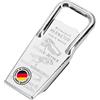 Westmark Apri- e chiudi-bottiglie, apribottiglie, apri-barattoli a vite, 3 in 1, acciaio/gomma, 8,6 x 3,7 x 1,5 cm, Hermetus, argento/rosso, 61832270