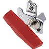 Westmark Apriscatole, compatto, Lunghezza: 7,8 cm, Acciaio cromato/Plastica, Sieger Boy, Argento/Rosso, 12282270