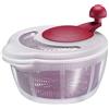 Westmark Centrifuga per insalata, Capacità: 5 litri, ø 26 cm, Plastica, Senza BPA, Fortuna, Colore: Trasparente/Rosso, 243222E2