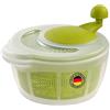 Westmark Centrifuga per insalata, Capacità: 5 litri, ø 26 cm, Plastica, Senza BPA, Fortuna, Colore: Trasparente/Verde, 243222E1