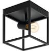 Eglo lampada da soffitto Silentina, lampada a soffitto a 1 fiamma, stile