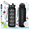 Vikaster Borraccia Sportiva, Borraccia 1500ml, Borraccia Sport, Borracce ciclismo, Senza BPA & Prova di Perdite, per Bambini, Adulto, Bici, Scuola, Ufficio, Yoga