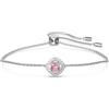 Swarovski Braccialetto Una Angelic, Rosa, Placcato rodio
