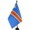 AZ FLAG Bandiera da Tavolo Repubblica Democratica del Congo 21x14 cm
