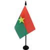 AZ FLAG Bandiera da Tavolo Burkina Faso 15x10 cm Base Plastica