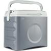 MEDION Frigo portatile termoelettrico (25 L, funzione raffreddamento e mantenimento in caldo, alimentazione 12 V accendisigari, 230 V rete, USB, per auto, barca e campeggio, MD10735) grigio