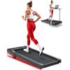 Superun Raceable Tapis Roulant Salvapazio Elettrico con Inclinazione 6%, 2.5 CV Walking Pad,1-6km/h Tapis Roulant Elettrico Pieghevole con APP Controllo Corsi di Allenamento, Massima di 136 kg