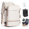 SZLX Zaino Ryanair 40x30x20 Sottovuoto con Pompa Bagaglio a Mano Wizzair 40x30x20 Zaino da Viaggio 40x20x25 Borse da Cabina per Easyjet 45x36x20 Borsa da Viaggio Donna Uomo con scomparto scarpe