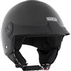 Sparco Casco Demi-Jet con Peak per moto nero metallizzato con calotta in ABS Taglia XL