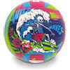Mondo Toys - Palla da gioco volley Beach Volley WILD WAVES - taglia 5 indoor, outdoor, beach, pvc sponge soft touch, colore verde azzurro rosa - 23032