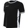 Nike FZ9756-010 W NK DF ACD25 SS Top Maglia Lunga Donna Black/Wolf Grey/White/White Taglia M