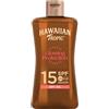 Hawaiian Tropic | Glowing Protection Olio Secco SPF 15, Formato da Viaggio, Profumazione Tropicale, con Burro di Karité, Resistente all'Acqua, Vegano