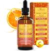 Luminer Siero Vitamina C 100ml, Siero Viso Acido Ialuronico, Formula Naturale Antirughe con Aloe Vera e Vitamina C-E, Contorno Occhi Idratante e Rimpolpante Made in Italy LUMINER