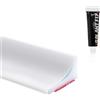 flintronic Autoadesiva Silicone Doccia Barriera, 90 gradi-1M(Bianco)