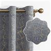 Ystyle Tende Per Interni In Velluto 2 Pezzi, 140x145cm, Tende Oscuranti Termiche Isolanti, Anti-Rumore, con Anelli, Tenda Moderna per Camera da Letto e Soggiorno, Grigio