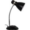 BEL AIR HOME - Lampada da Scrivania Megara in Metallo con Portalampada E-27 per Illuminare il Tuo Spazio di Lavoro - Disponibile in 3 Diverse Finiture - Ideale per Scrivanie, Tavoli e Uffici (NERO)