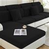 Ystyle Copricuscini Divano Elasticizzato, Copri Cuscino Divano Penisola Natalizio, Copri Seduta Divano Antigraffio, Copricuscini Per Divani, Lavabile Copricuscino Divano (Chaiselongue, Nero)