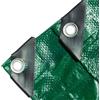 Gartiva 3 x 5 metri Telone protettivo 150 g/m² verde - Telone polivalente e per giardino - Telone impermeabile con occhielli, telone per edilizia e per tenda per campeggio e giardino (3 x 5)