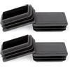 OSDUE 4 pcs Tappo Quadrato, Gommini per Sedie Tappi Terminale PE, 50x30 mm