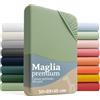 Laleni premium lenzuola culla 50x89 cm con angoli 2 pz | lenzuola carrozzina neonato certificate OEKO-TEX | lenzuola con angoli 100% cotone | set lenzuola lettino neonato | lenzuolo asilo nido | verde