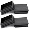 OSDUE 4 pcs Tappo Quadrato, Gommini per Sedie Tappi Terminale PE, 40x40 mm