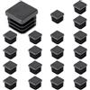 OSDUE 20 pcs Tappo Quadrato, Gommini per Sedie Tappi Terminale PE, 20x20 mm
