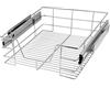Casaria® Cestello Estraibile Sottolavello 50cm 20kg Cassetto Telescopico Metallo Guide Scorrevoli Cucina Cestelli Cucina Cassetti Estraibili