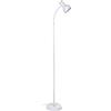 BEL AIR HOME - Lampada da Terra Argos | Piantana Industriale per Soggiorno e Stanza | Design Elegante | 155x22cm, Attacco E-27 (LAMPADINA NON INCLUSA) (BIANCO)