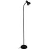 BEL AIR HOME - Lampada da Terra Argos | Piantana Industriale per Soggiorno e Stanza | Design Elegante | 155x22cm, Attacco E-27 (LAMPADINA NON INCLUSA) (NERO)