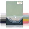 Laleni Lenzuola Culla Neonato - Lenzuola Lettino - Lenzuola Carrozzina Neonato - Coprimaterasso Culla con Angoli Elastici - Coprimaterasso Lettino 100% Cotone 135gsm - Verde - Culla 40x90cm