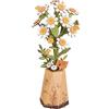 Rolife 3D Puzzle Mazzo di Fiori in Legno Bloom Kit Modello Artigianale per Adulti Fiori Eterni Regalo Romantico per Donne Mamma Natale/Compleanno/Valentino/Festa della Mamma (Camomilla)