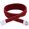 Morella Bracciale Donna a Due File con zirconi e Chiusura Magnetica Rosso