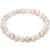 Valero Pearls Bracciale da Donna con Perle coltivate d'acqua dolce bianco albicocche lilla 00446660