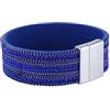 Morella Bracciale Donna Decorato con zirconi e con Chiusura Magnetica Blu