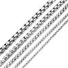 DonDon Collana Uomo in Acciaio Inox Lunghezza 56 cm - Ø 0,5 cm