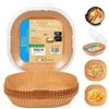 RAYPOW 200 stampi monouso per forno senza BPA senza olio da 2 a 8 litri (16-20 cm, quadrato, 200 unità)