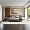 tectake® Tappeto Salotto, Tappeto Pelo Corto, Tappeti Salotto Design Elegante, Tappetino morbido, Lavabile in Lavatrice, Ideale per Sala da Pranzo, Camera, Studio, Soggiorno - Crema - 200 x 290 cm