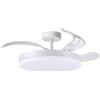BEL AIR HOME - Ventilatore da Soffitto ARES, Motore DC, LED 36 W con Telecomando, 3 Pale Pieghevoli, per Camere da Letto e Sale da Pranzo