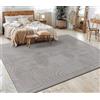 Paco Home Tappeto Salotto Moderno Soggiorno Pelo Corto Motivo Scandinavo Motivo Boho Motivo Geometrico, Dimensione:80x150 cm, Colore:Grigio 7