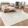 Paco Home Tappeto Salotto Moderno Soggiorno Pelo Corto Motivo Scandinavo Motivo Boho Motivo Geometrico, Dimensione:120x160 cm, Colore:Crema 7
