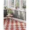 RugVista Chessie Tappeto, 160 x 230 cm, Ruggine/Off Bianco