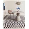 RugVista Gambit Tappeto, 140 x 200 cm, Bianco crema/Nero